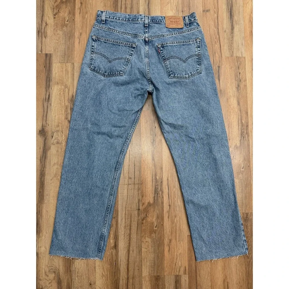 Levi's 505 Regular Fit‎ Straight Leg Jeans Medium Wash Men's 38x34